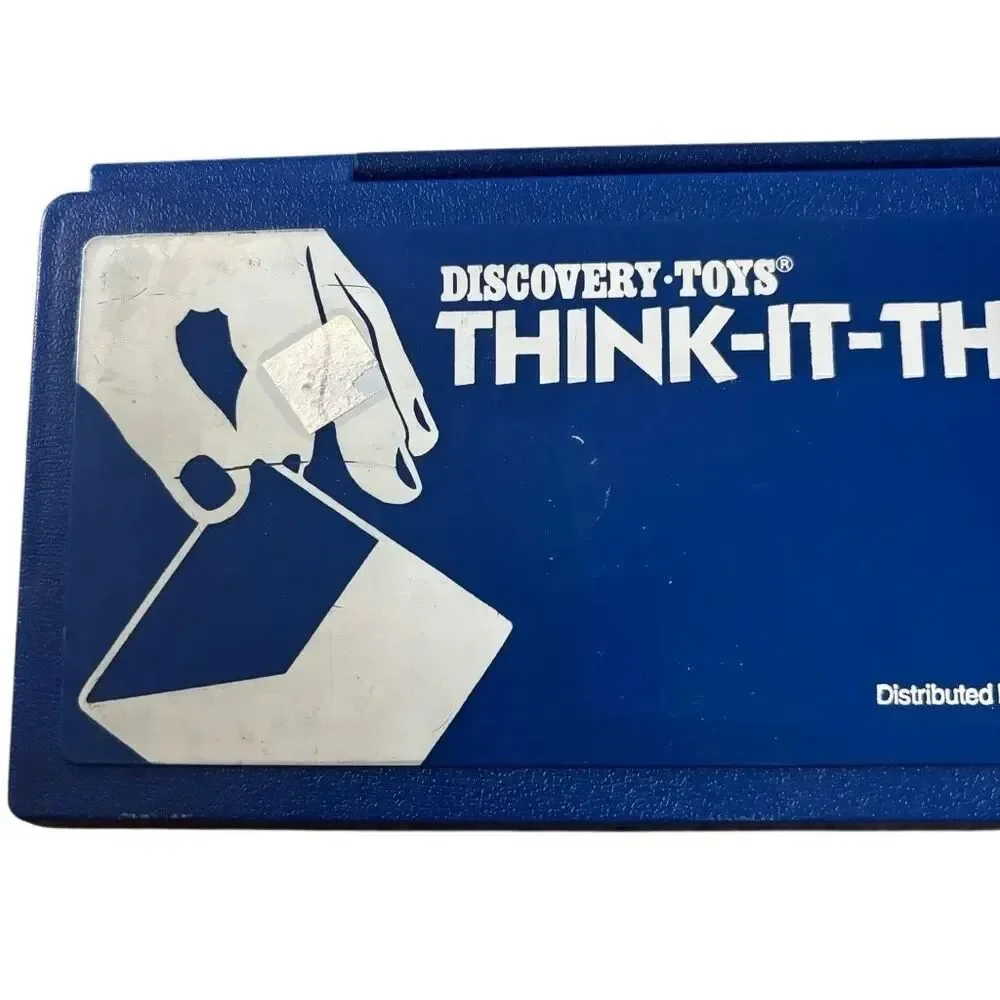 Discovery Toys Think-It-Through Tiles-4 Missing- 1989